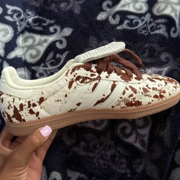Adidas Sambas Cow Print with long tongue - Picture 2 of 4